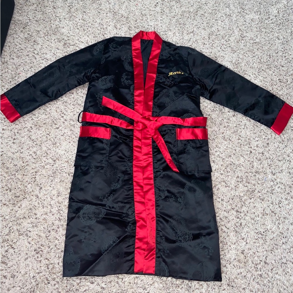 Vintage Silk Satin Tunic Jacket